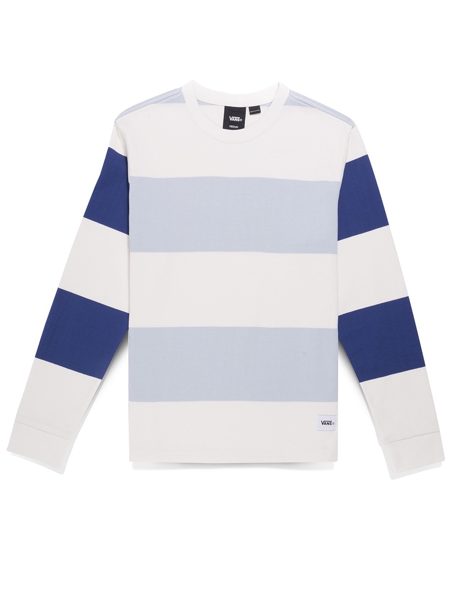 Playera Vans Excepcion Rugby Stripe Knit Vans manga corta para niño