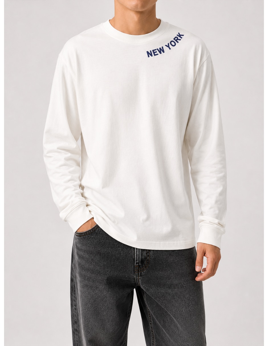 Playera manga larga para niño 4