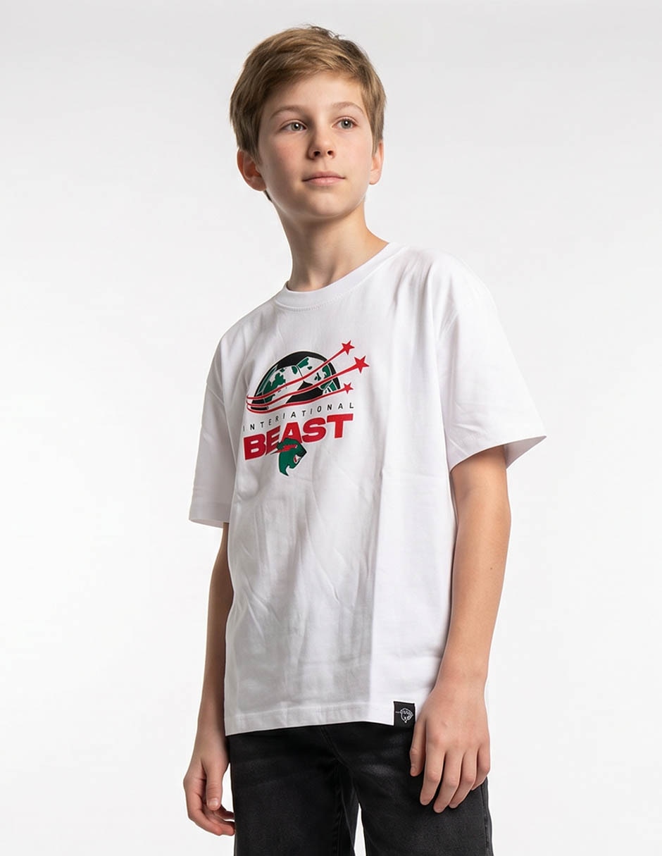 Playera manga corta para niño