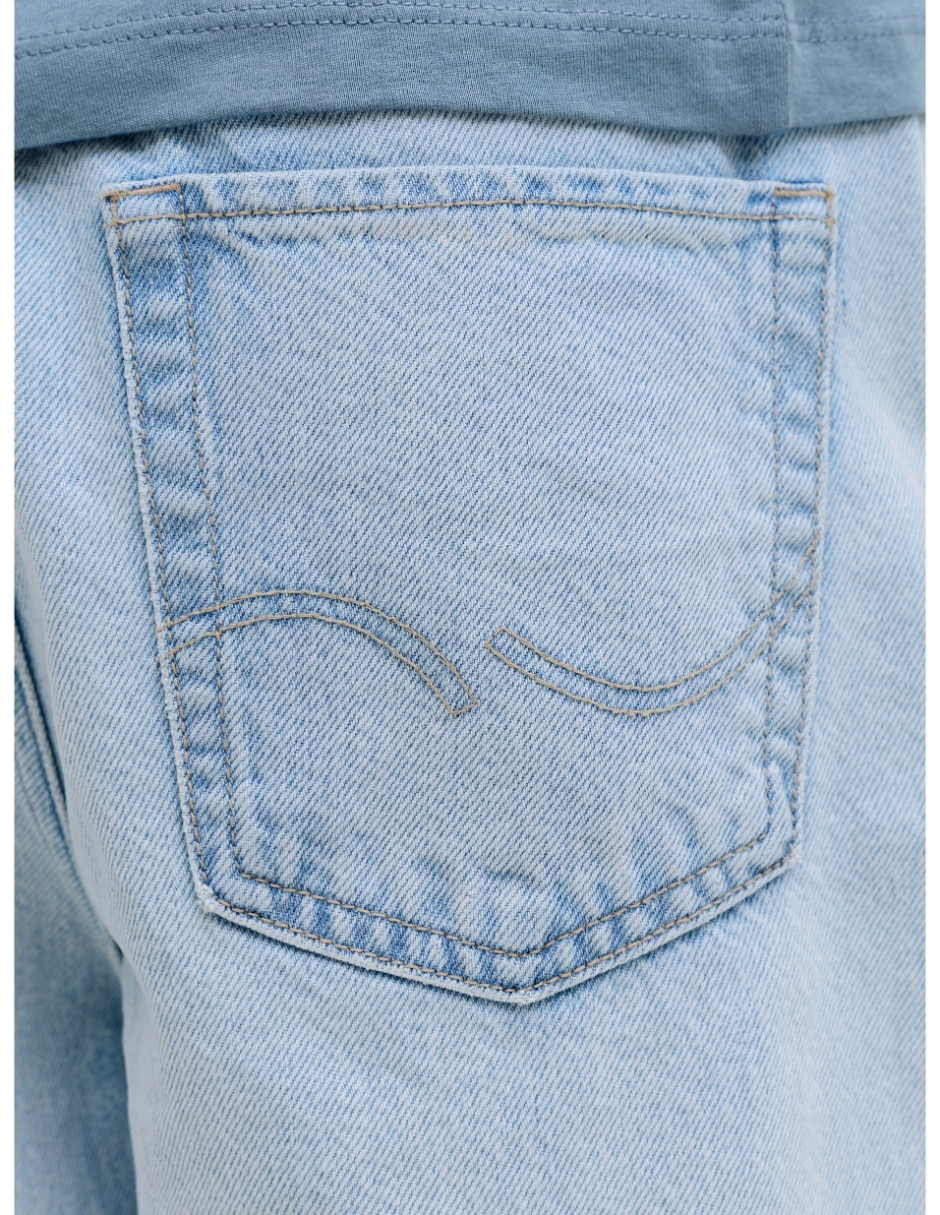 Jeans baggy lavado stone wash para niño 4