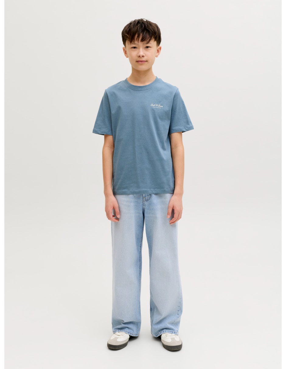 Jeans baggy lavado stone wash para niño 5