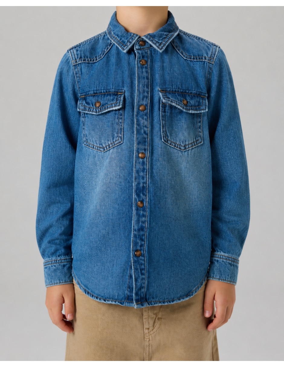 Playera manga larga para niño Playera manga larga para niño