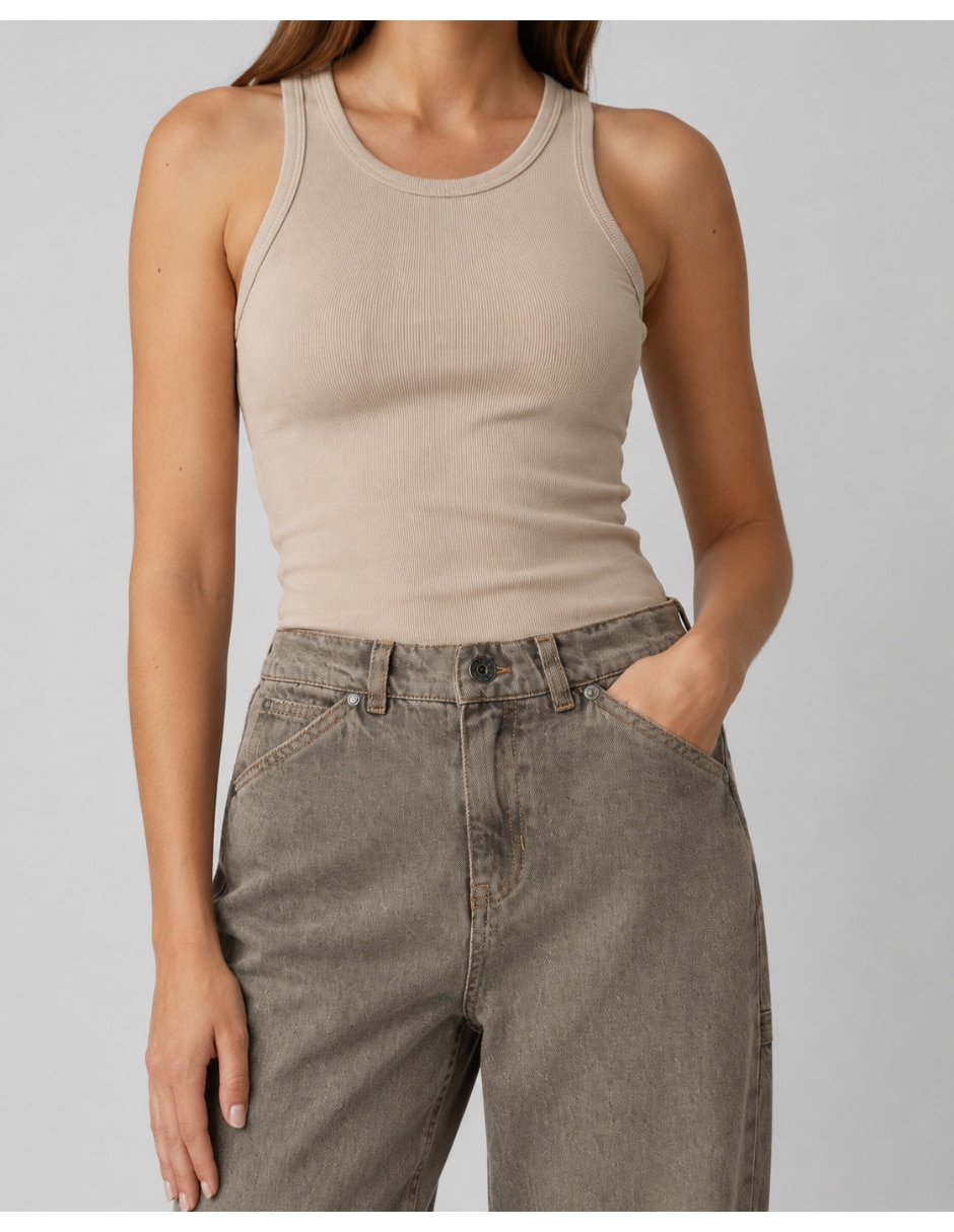 Jeans straight lavado deslavado para niño Jeans straight lavado deslavado para niño