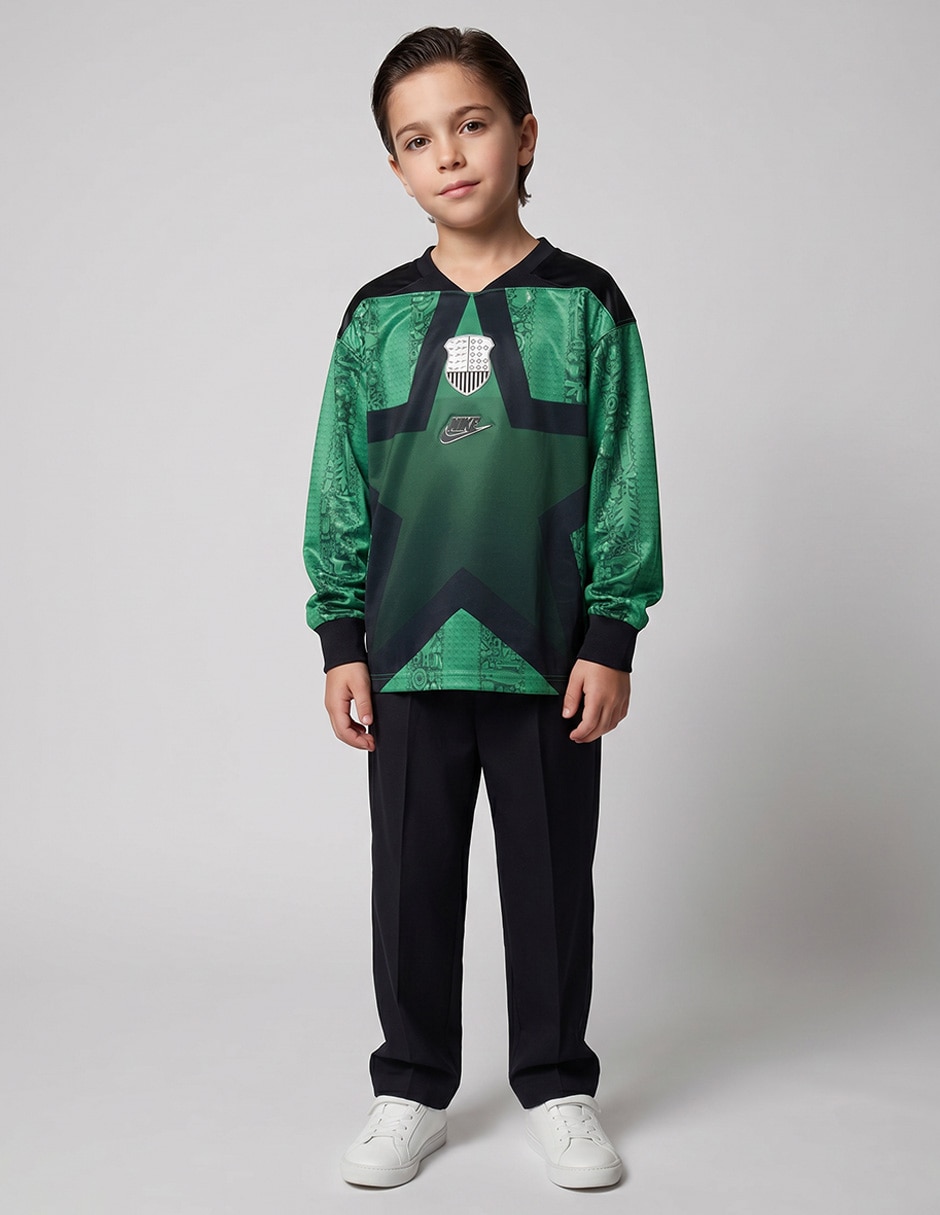 Playera Nike X Lego Col Jersey GK manga larga para niño
