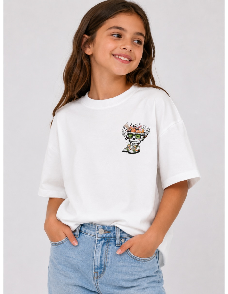 Playera manga corta para niña Playera manga corta para niña
