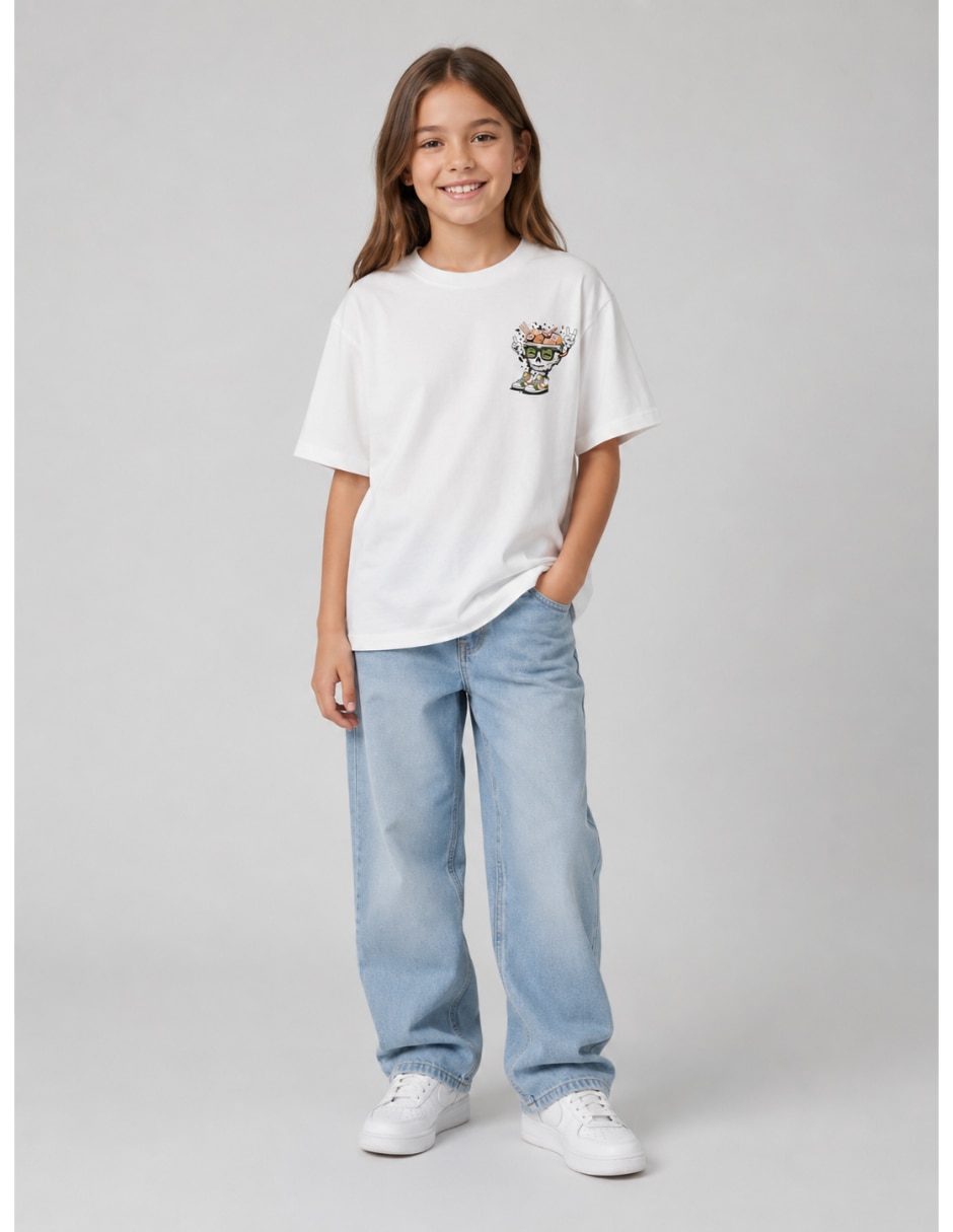 Playera manga corta para niña 4