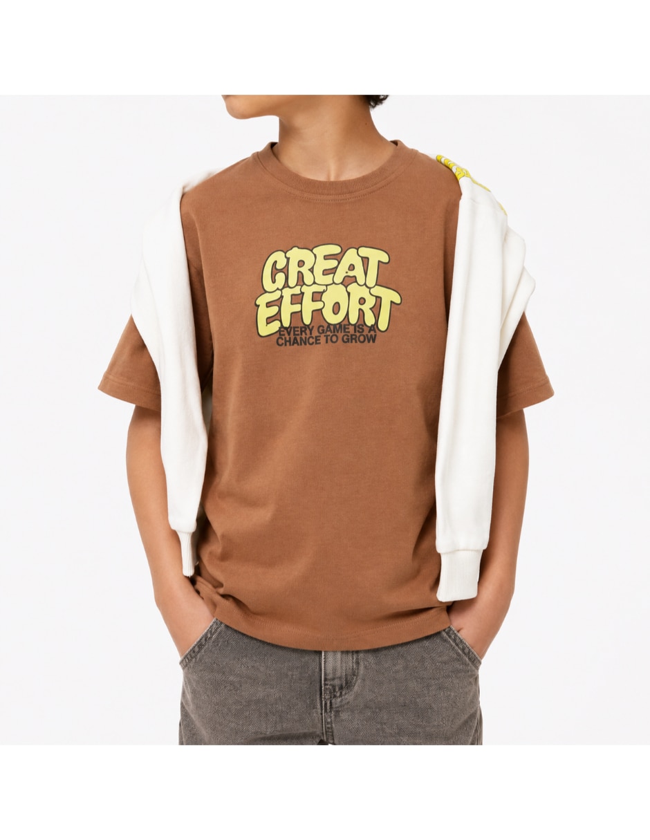 Playera manga corta para niño Playera manga corta para niño