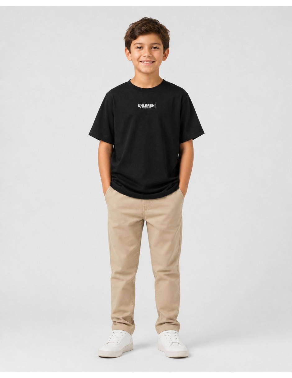 Playera manga corta para niño 4