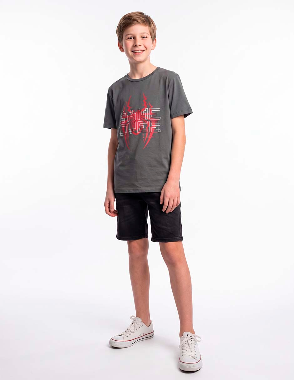 Playera manga corta para niño Playera manga corta para niño