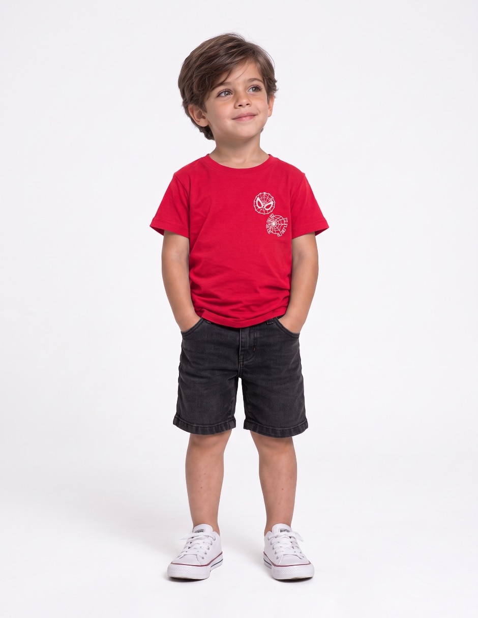 Playera marvel spiderman manga corta para niño Playera marvel spiderman manga corta para niño