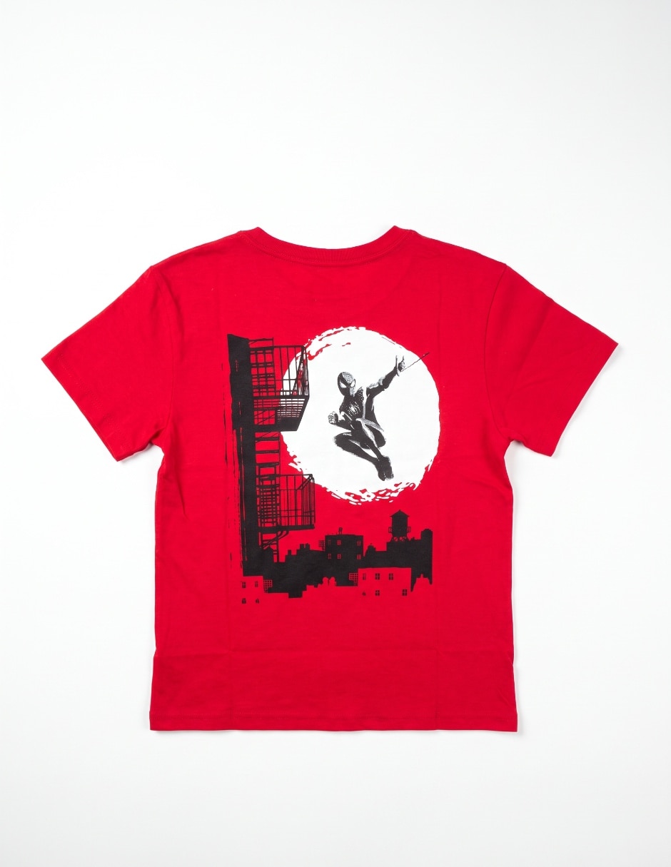 Playera marvel spiderman manga corta para niño 4