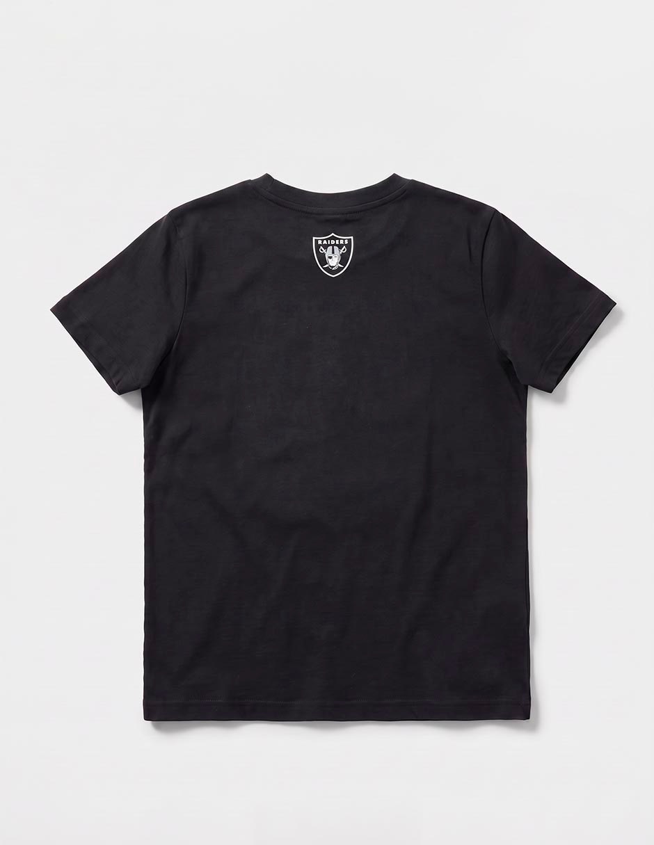 Playera raiders manga corta para niño 5