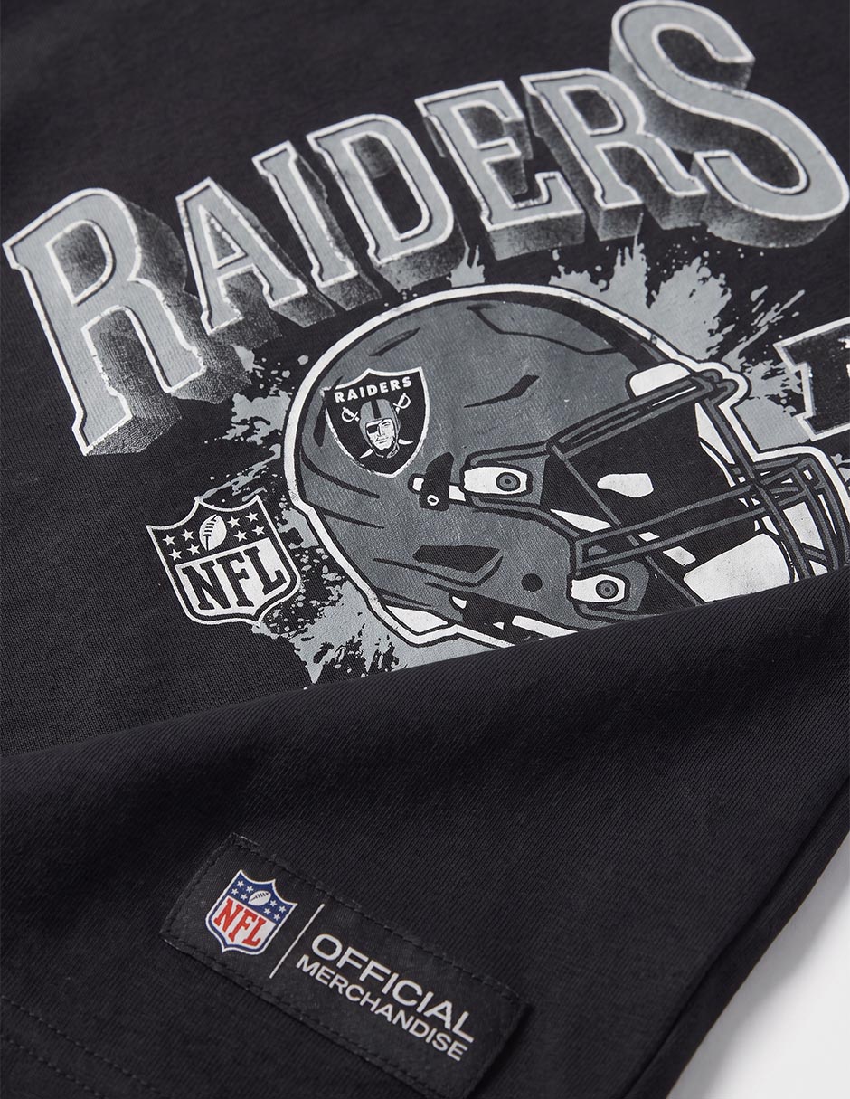 Playera raiders manga corta para niño 4