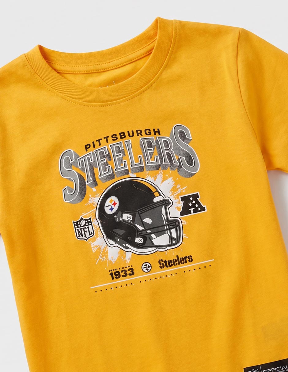 Playera Steelers NFL manga corta para niño 2
