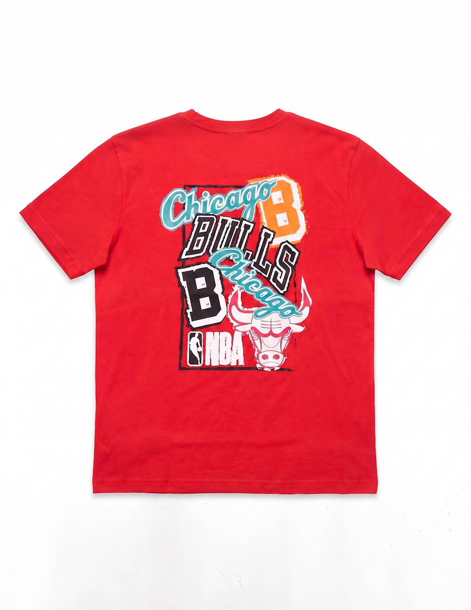 Playera chicago bulls manga corta para niño 5