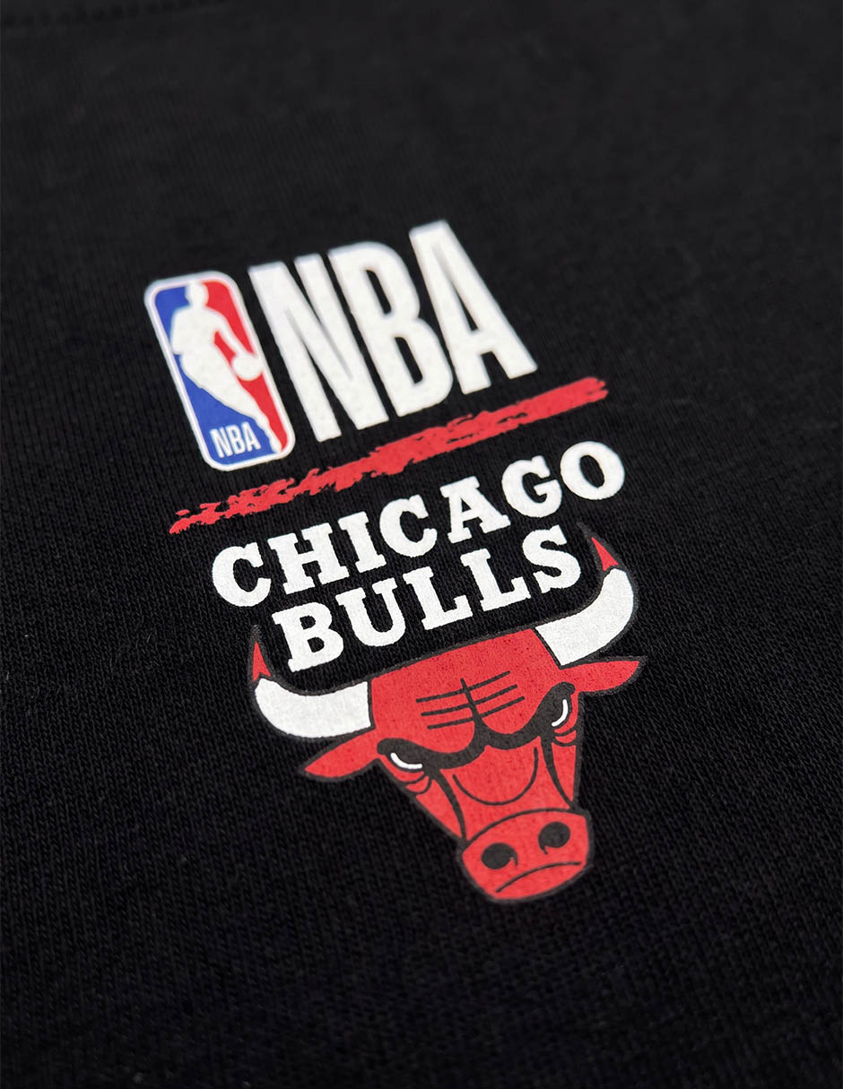 Playera chicago bulls manga corta para niño 3