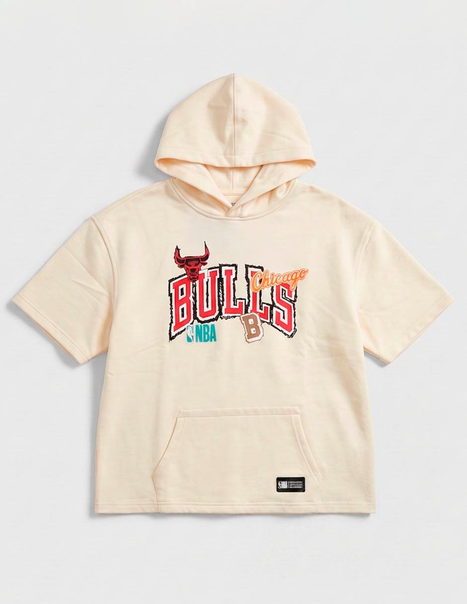 Suéter con capucha y bolsa chicago bulls para niño