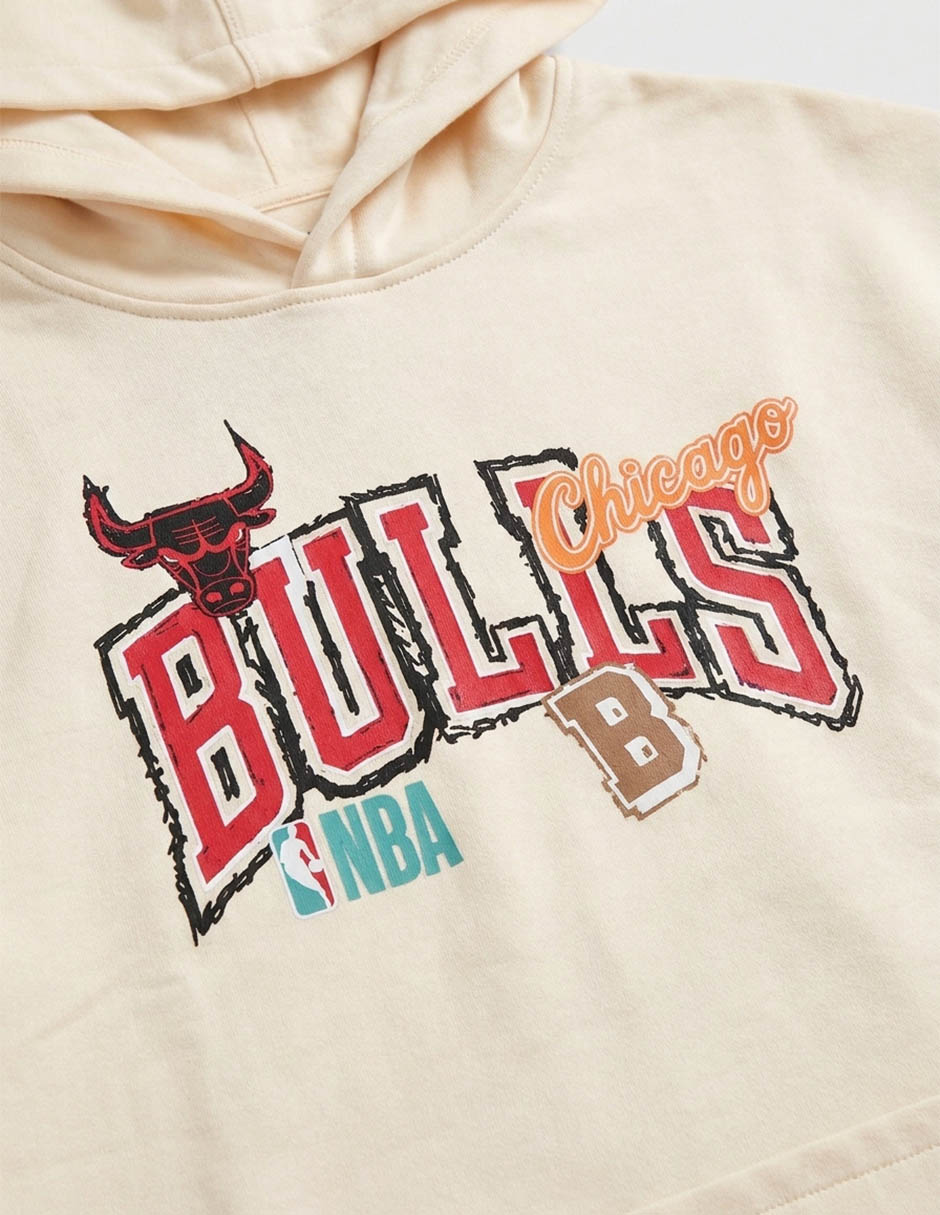 Suéter con capucha y bolsa chicago bulls para niño 4