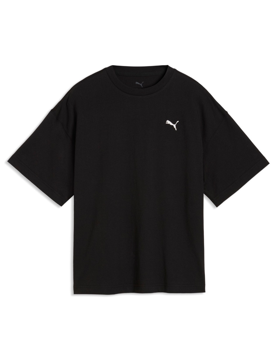 Playera Puma Oversized Short Tee B manga corta para niño