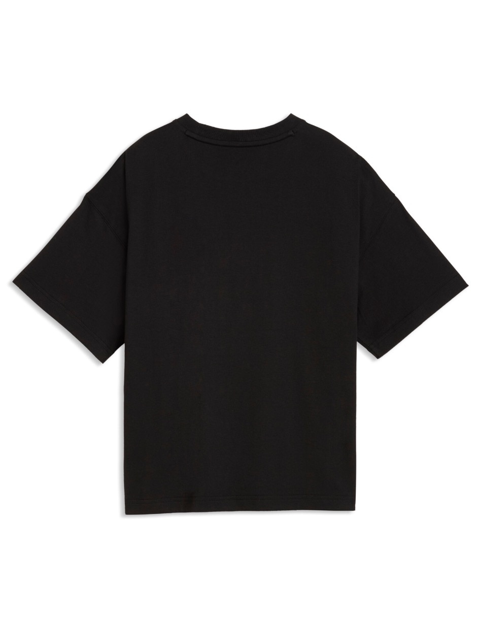 Playera Puma Oversized Short Tee B manga corta para niño