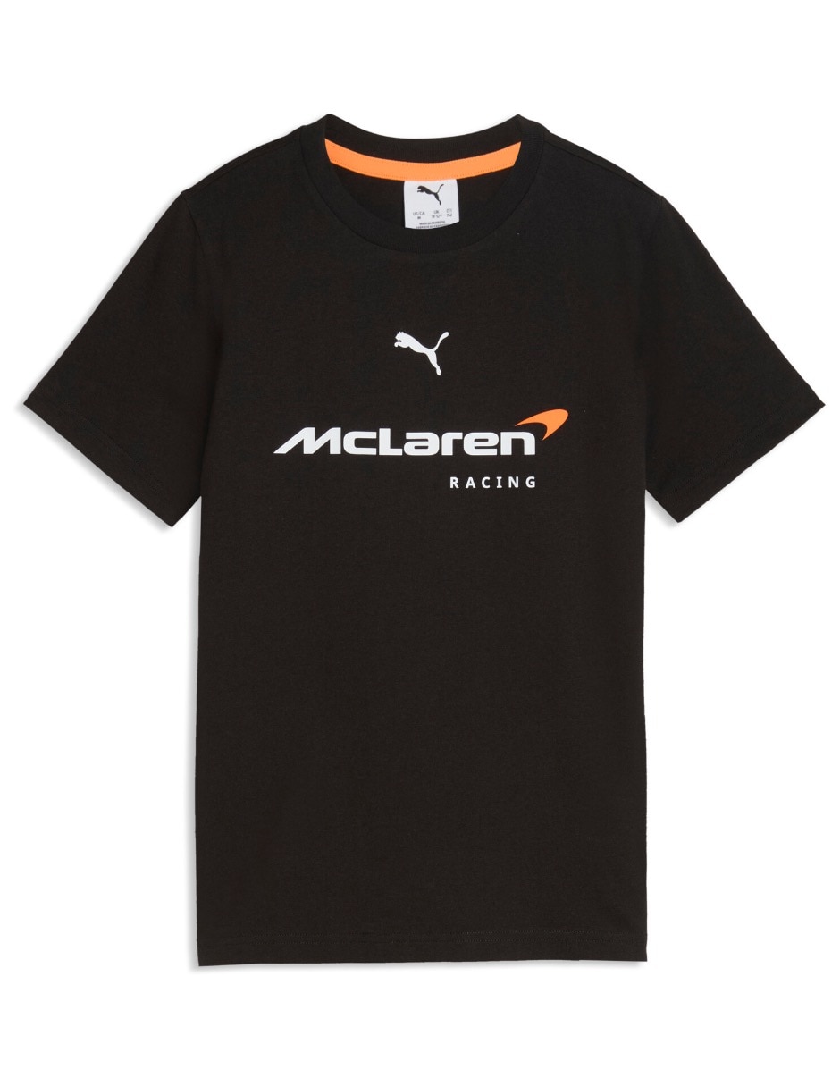 Playera Mclaren Big Logo Tee Kids manga corta para niño 3