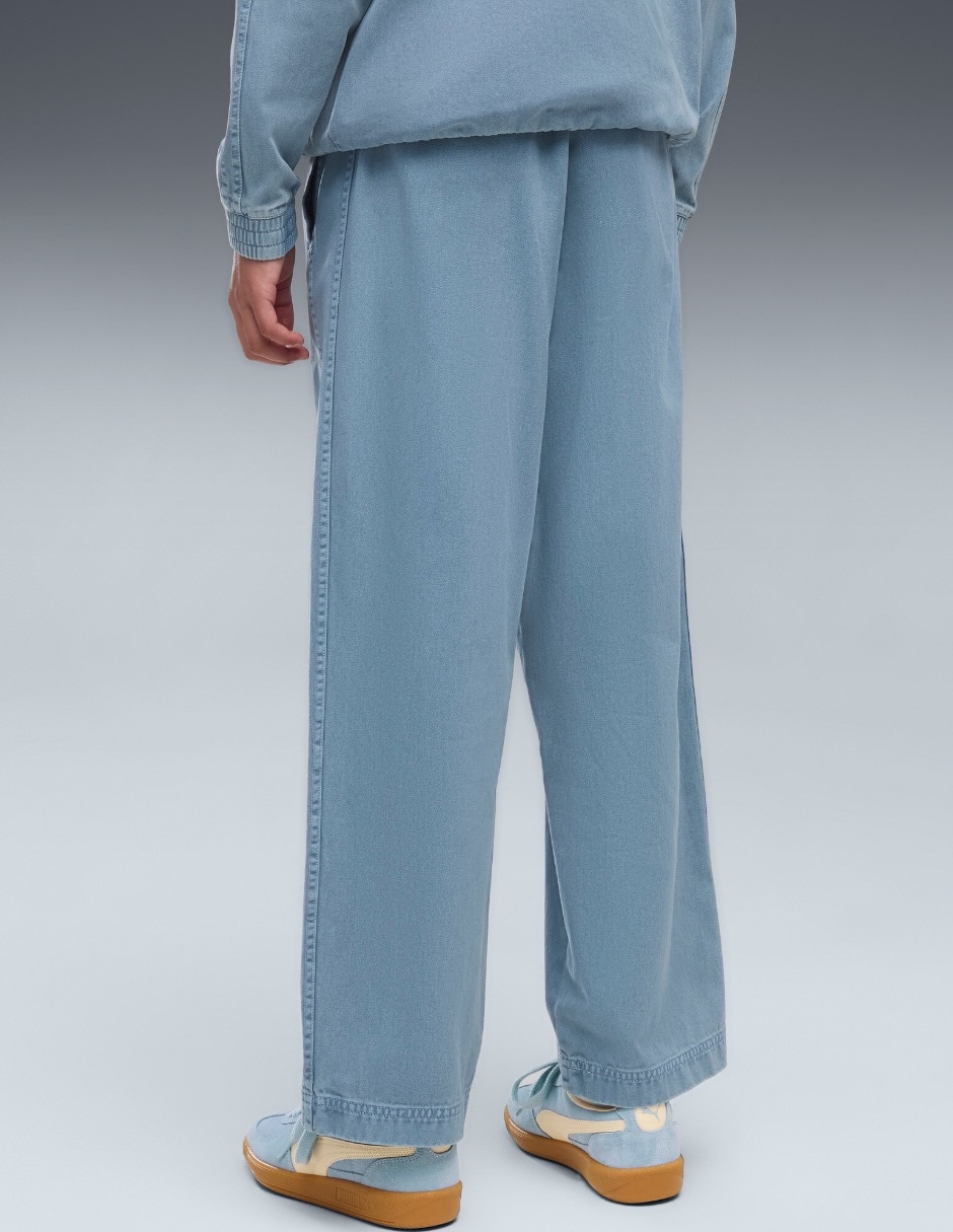 Pants t7 relaxed washed twill track pants b infantil niño 5
