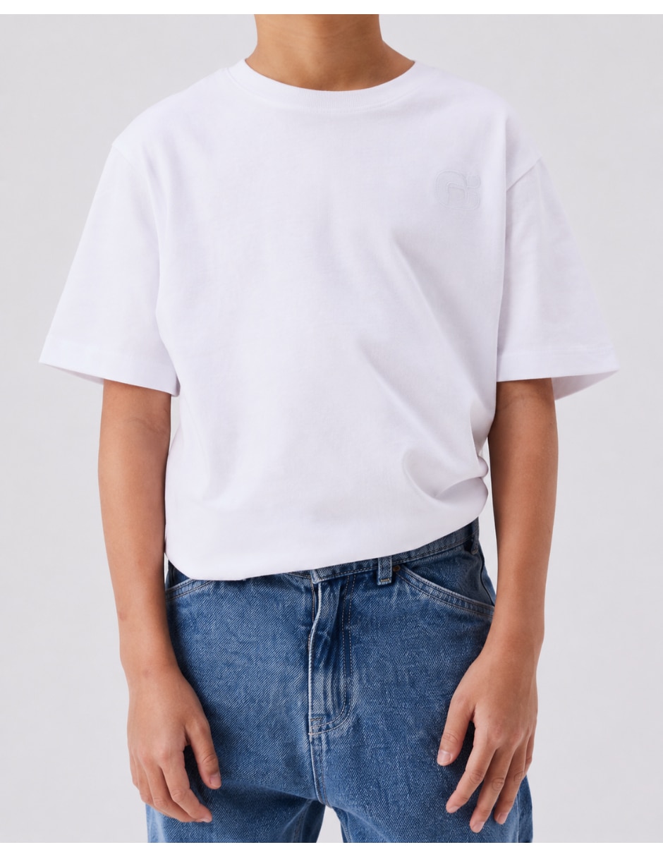 Jeans straight lavado medio para niño Jeans straight lavado medio para niño