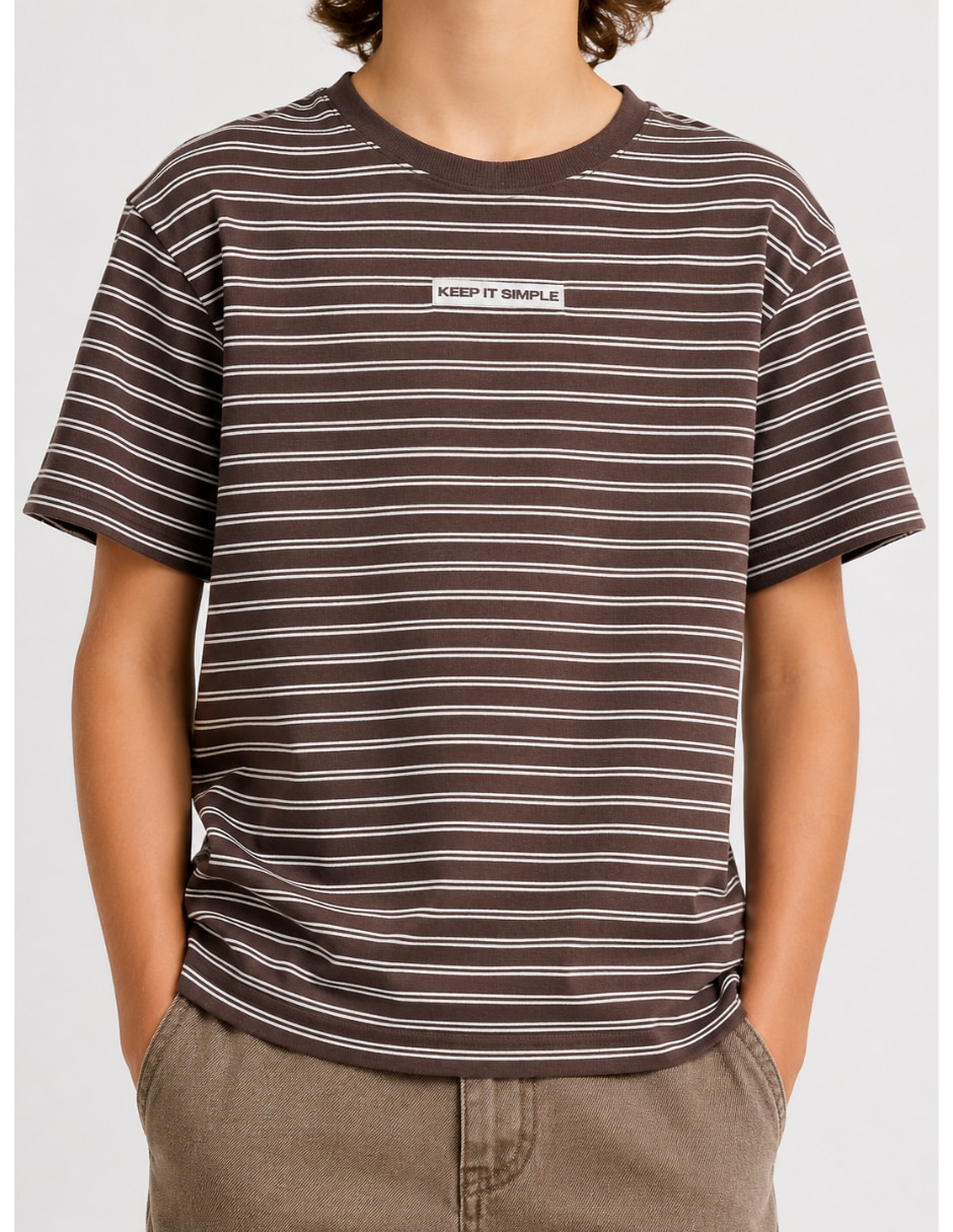 Playera manga corta para niño Playera manga corta para niño