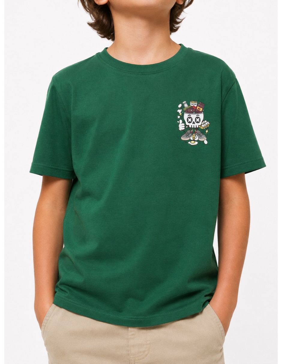 Playera manga corta para niño Playera manga corta para niño