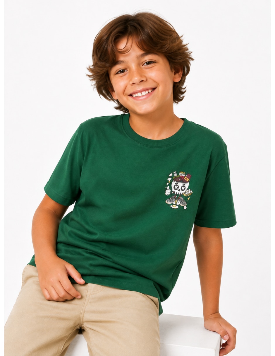 Playera manga corta para niño 2