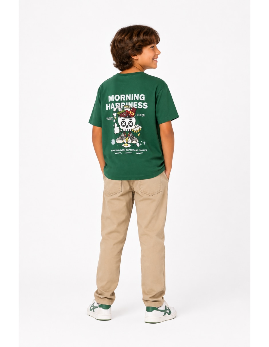 Playera manga corta para niño 3