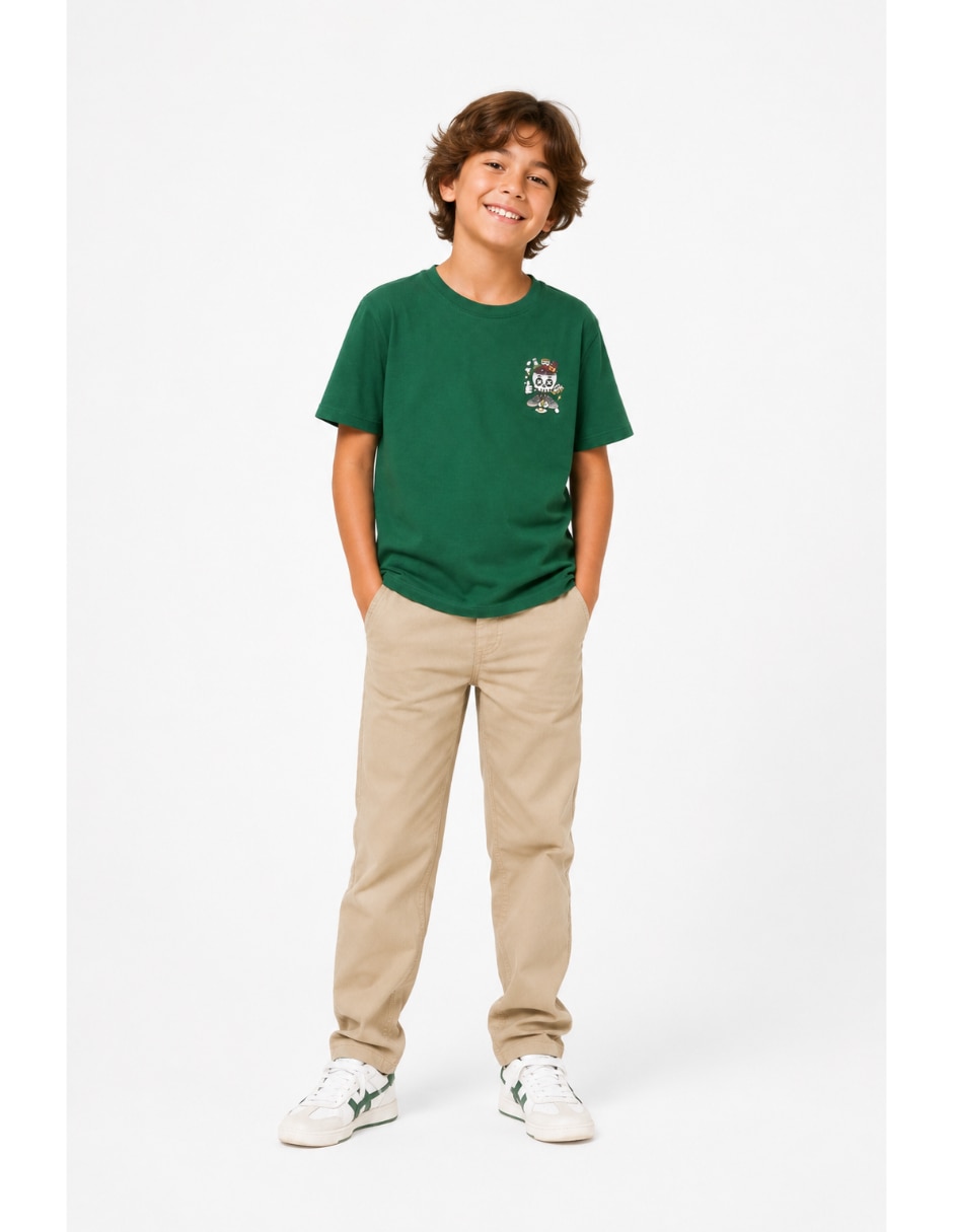 Playera manga corta para niño 4