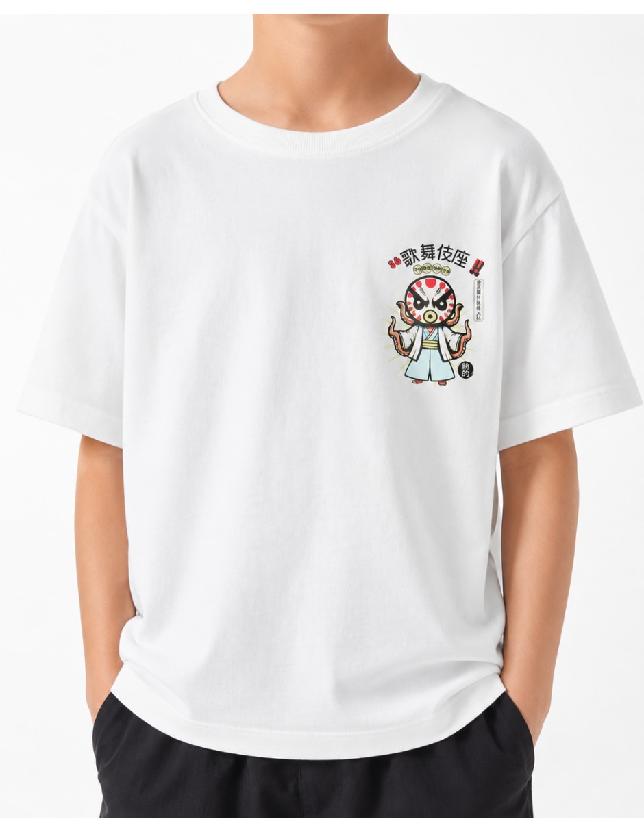 Playera manga corta para niño Playera manga corta para niño