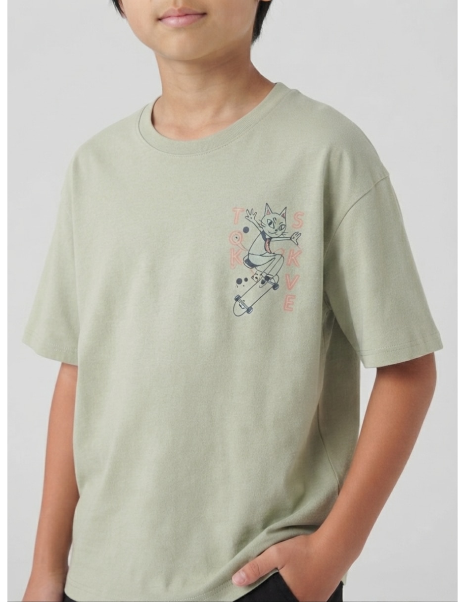 Playera manga corta para niño 1