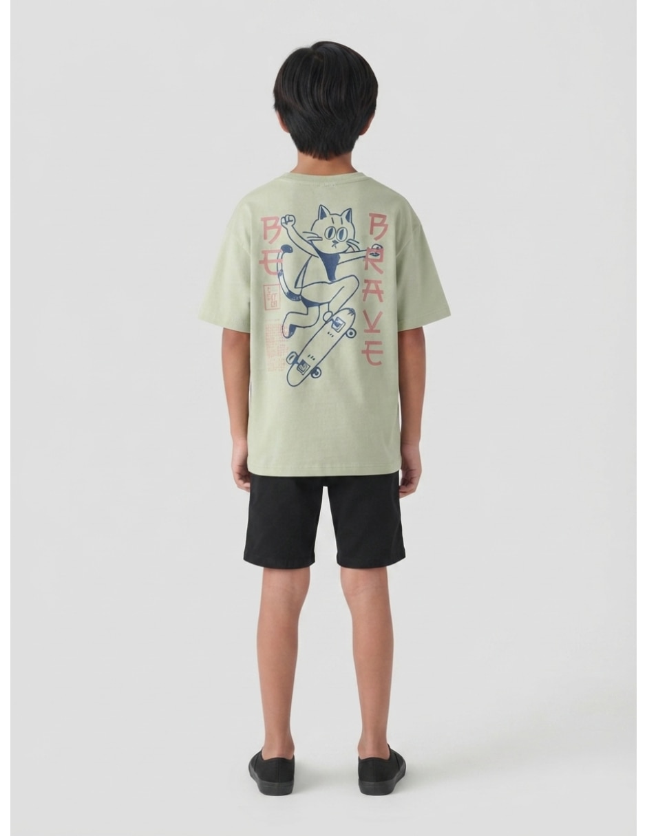 Playera manga corta para niño 3
