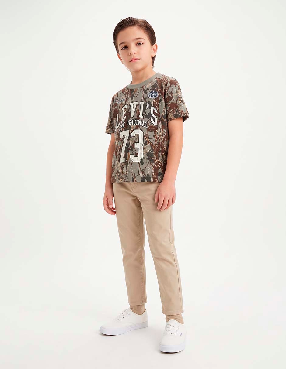 Playera manga corta para niño