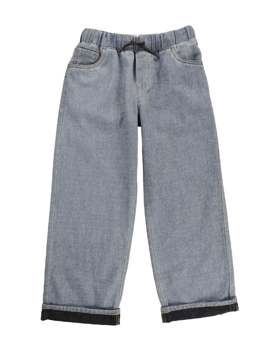 Jeans amplio lavado stone wash para niño Jeans amplio lavado stone wash para niño