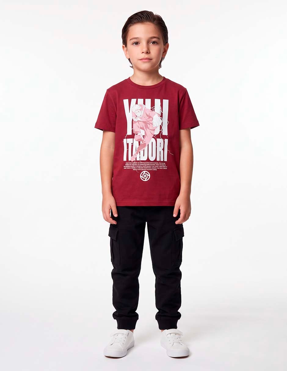 Playera manga corta para niño Playera manga corta para niño