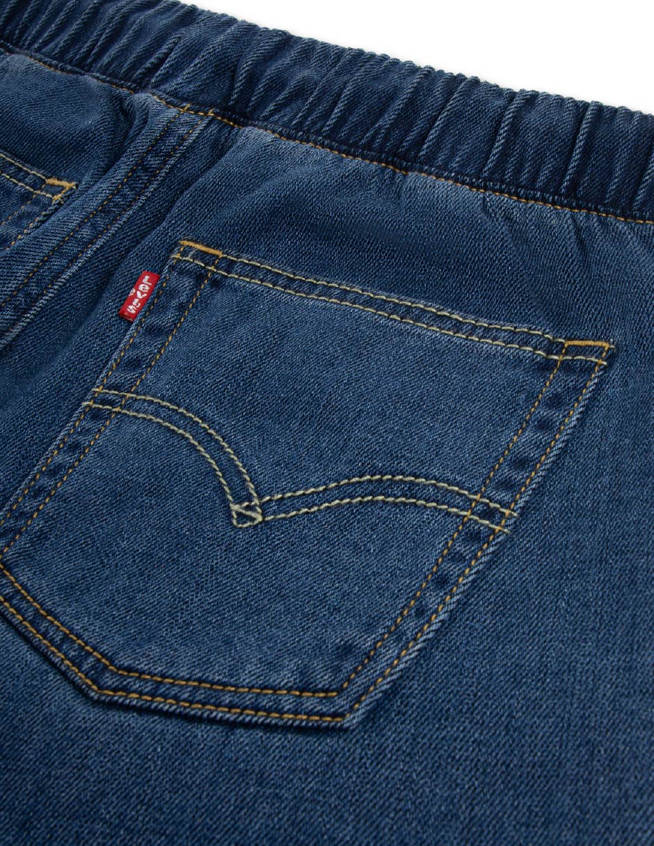 Jeans straight niños lavado denim para niño 3