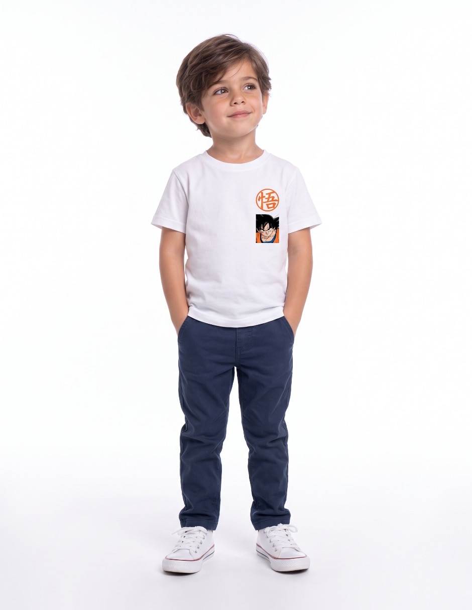 Playera Dragon Ball manga corta para niño Playera Dragon Ball manga corta para niño