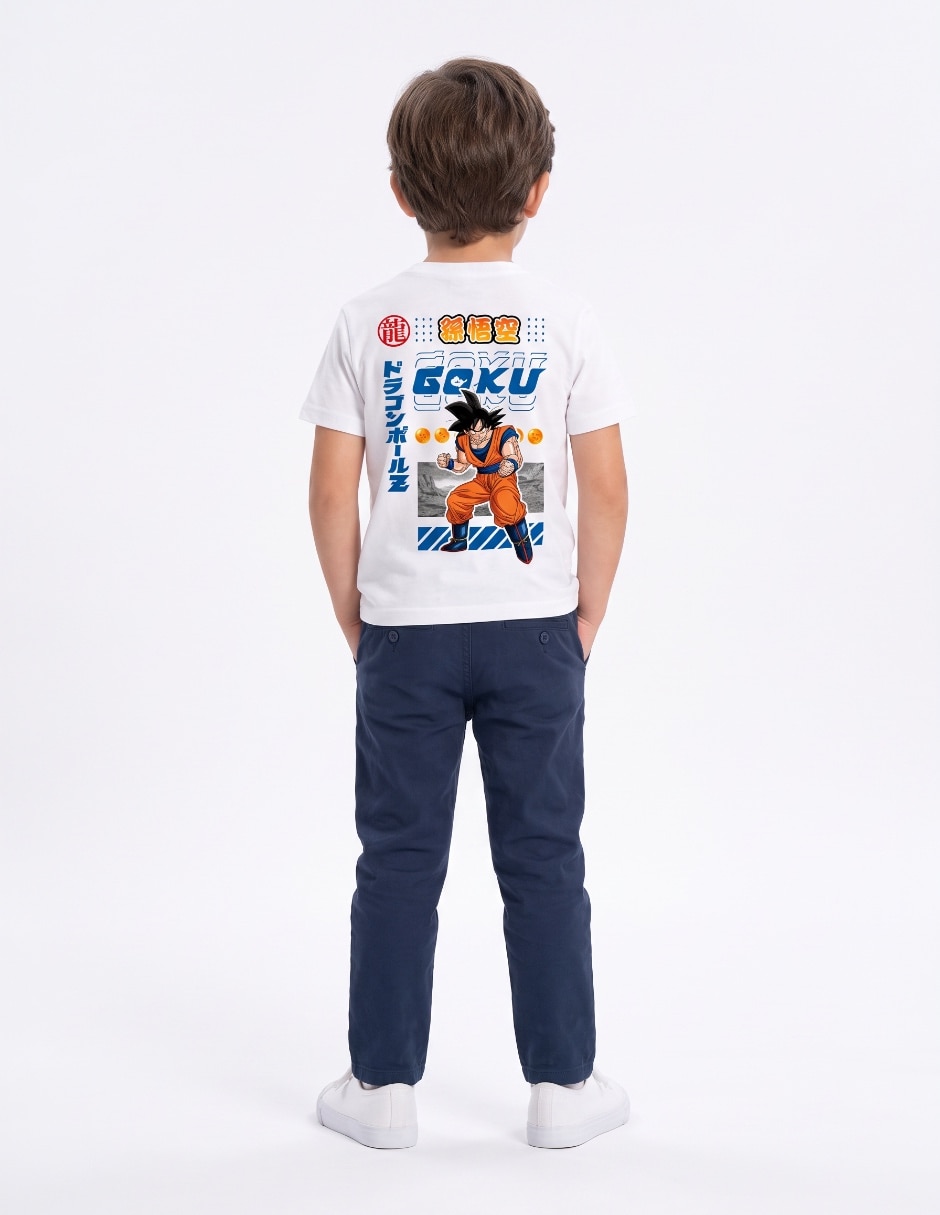 Playera Dragon Ball manga corta para niño 2