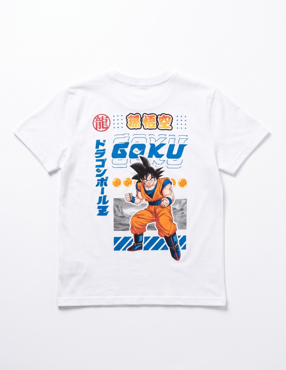 Playera Dragon Ball manga corta para niño 4