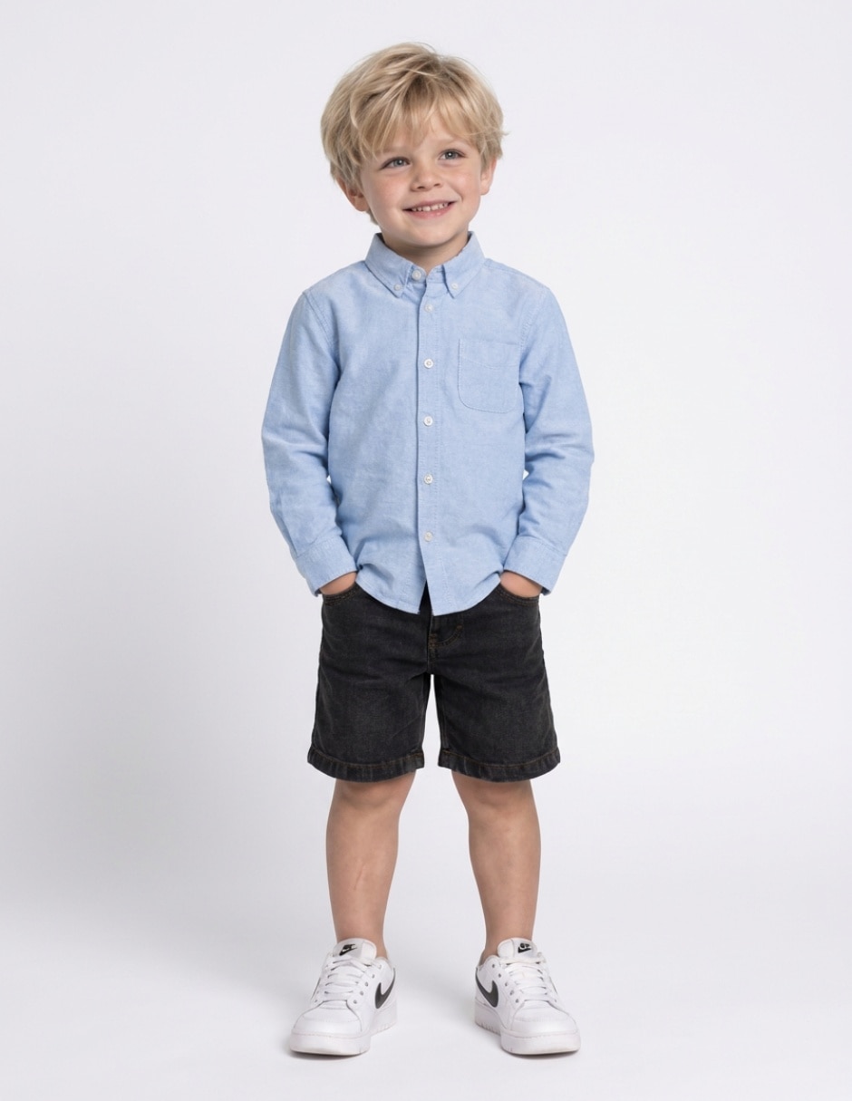 Camisa de algodón para niño