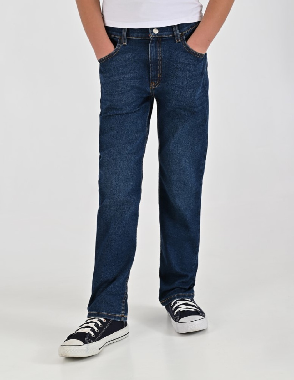 Jeans/Jegging Slim Otoño Invierno 02-1216-2091 lavado Sin lavado para Infantil / Niños grandes Niño 1
