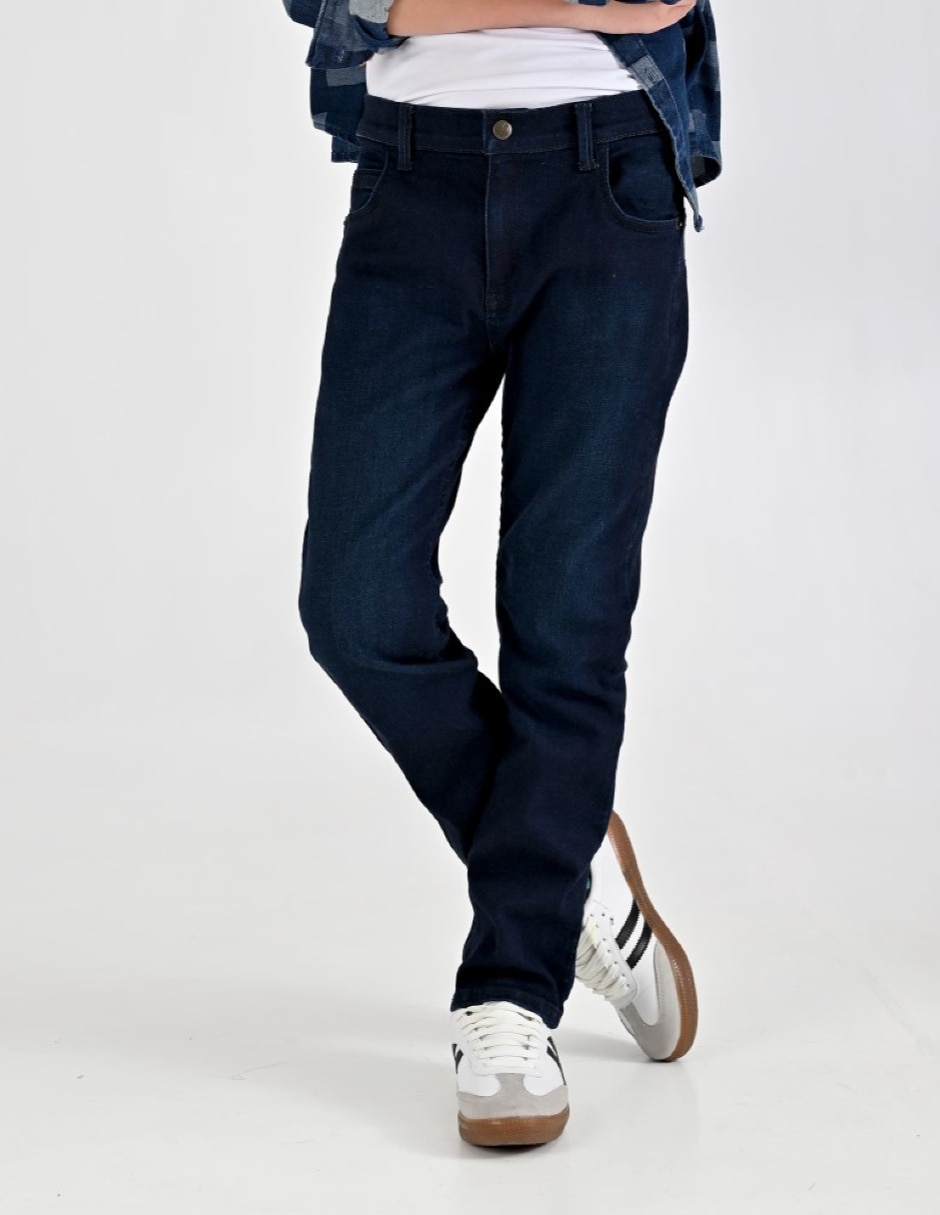 Jeans/Jegging Slim Otoño Invierno 02-1233-2046 lavado Sin lavado para Infantil / Niños grandes Niño 1