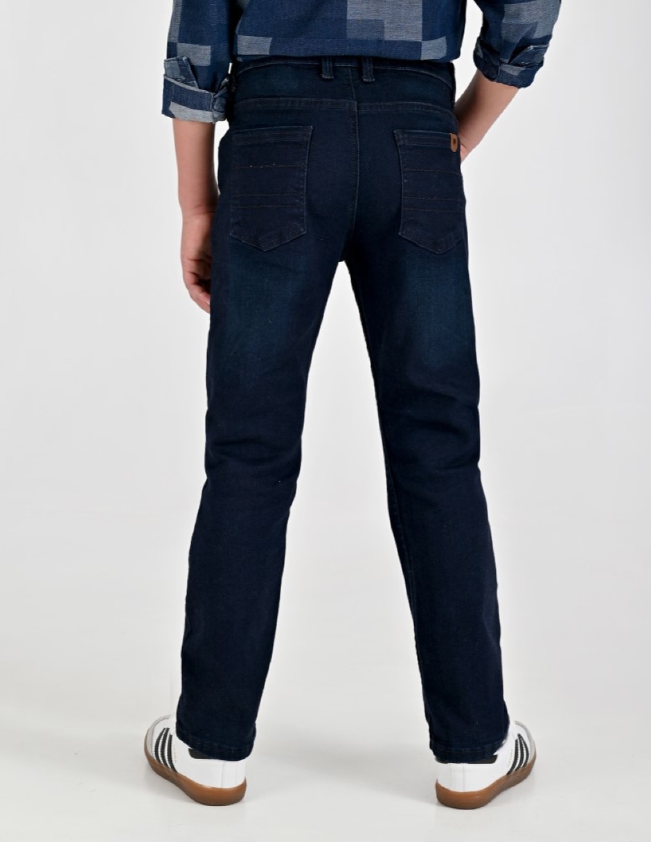 Jeans/Jegging Slim Otoño Invierno 02-1233-2046 lavado Sin lavado para Infantil / Niños grandes Niño 2
