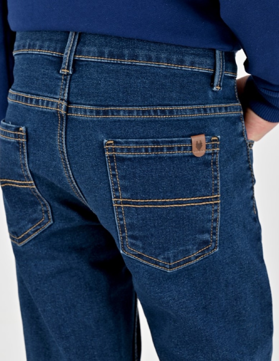 Jeans/Jegging Slim Otoño Invierno 02-1239-2091 lavado Sin lavado para Infantil / Niños grandes Niño 2
