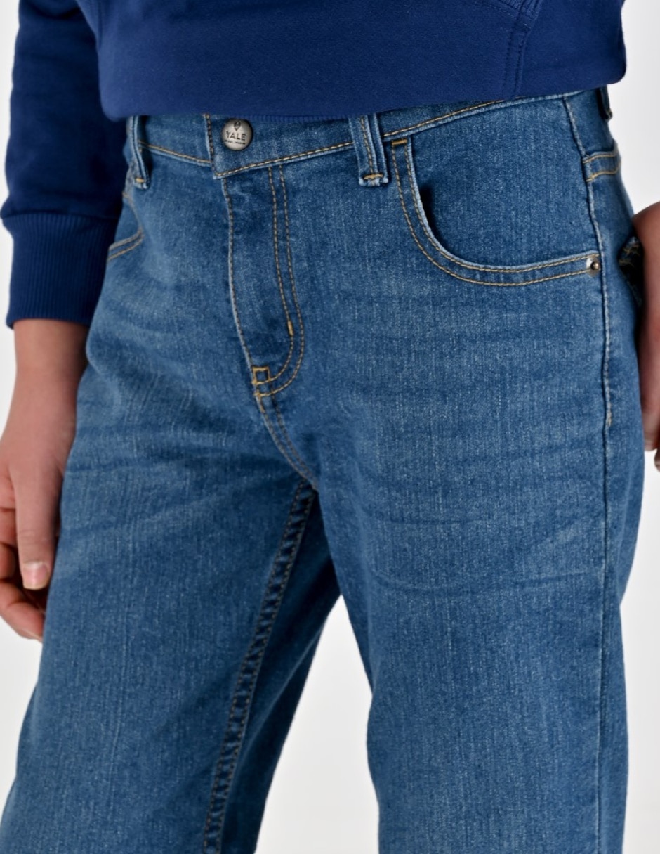 Jeans/Jegging Regular Otoño Invierno 02-1405-2944 lavado Sin lavado para Infantil / Niños grandes Niño 2