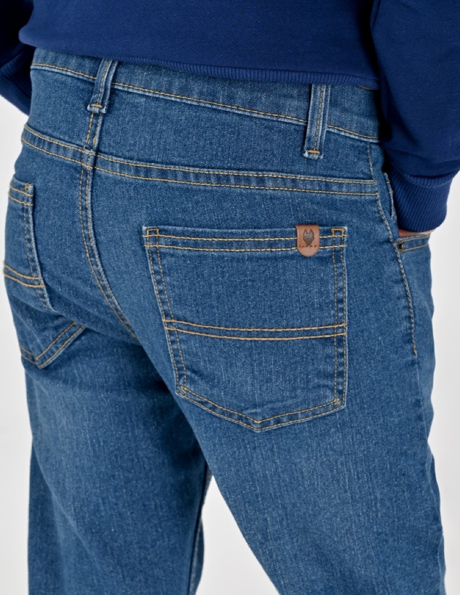 Jeans/Jegging Regular Otoño Invierno 02-1405-2944 lavado Sin lavado para Infantil / Niños grandes Niño 3