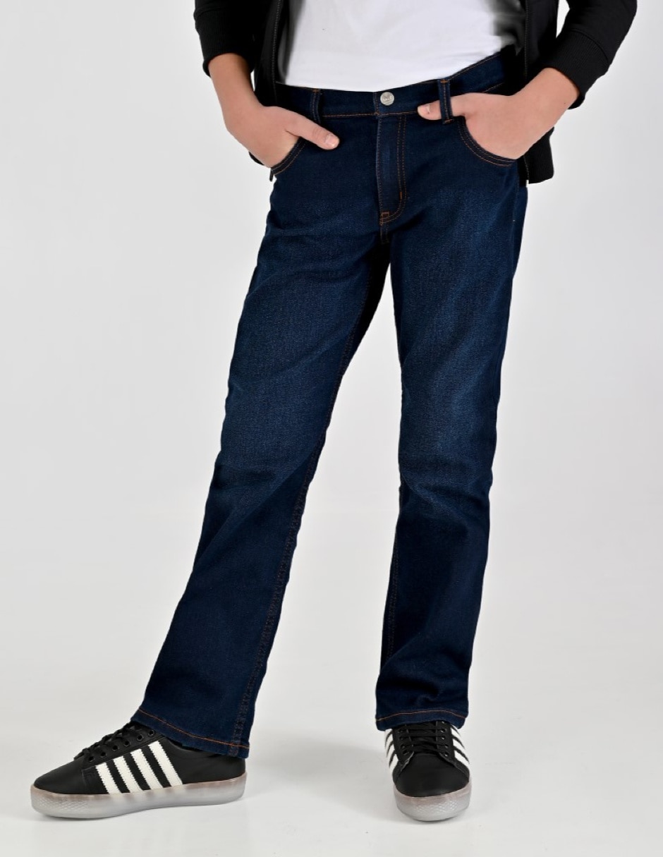 Jeans/Jegging Regular Otoño Invierno 02-1404-2091 lavado Sin lavado para Infantil / Niños grandes Niño